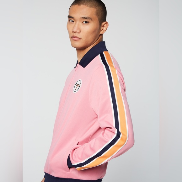 Sergio Tacchini MONTE TRACK JACKET ARCHIVIO- WILD ROSE pink Track suit set - Picture 1 of 14